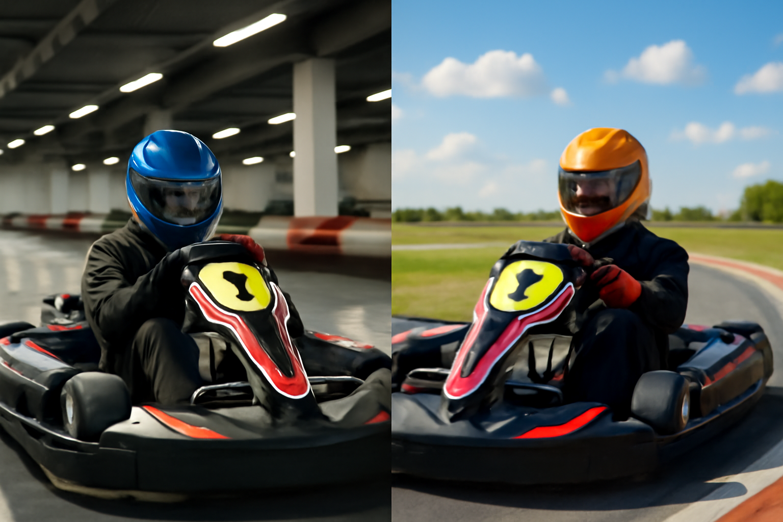 Indoor Versus Outdoor Karten: De Voor- En Nadelen