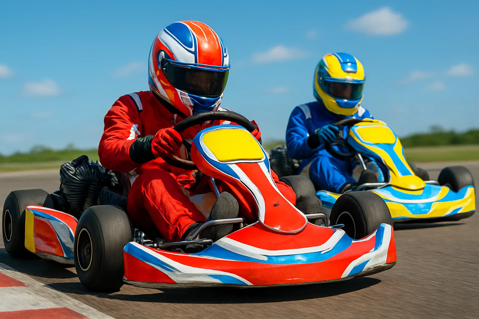 Kartgevechten: Strijd Op De Baan Voor De Winnaarstitel