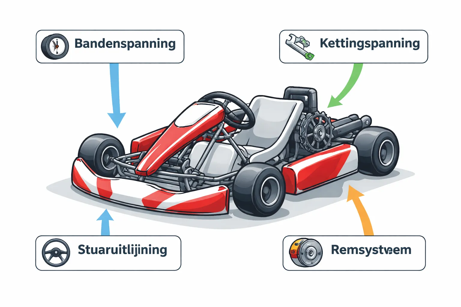 Afstelling en onderhoud (content gap): zo blijft een kart snel én betrouwbaar