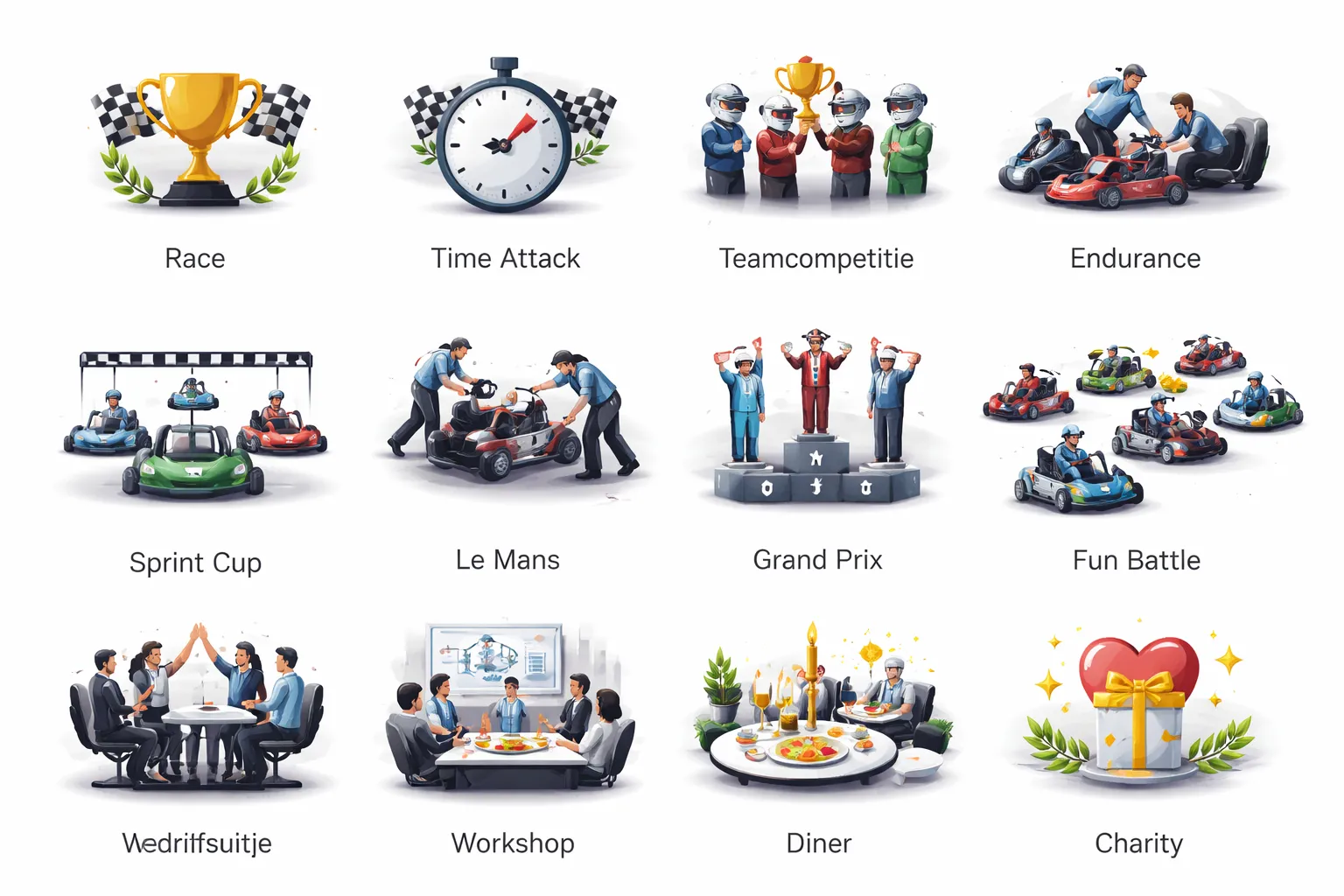 Bedrijfsuitje karten ideeën: 12 formats die altijd scoren (van fun tot competitief)