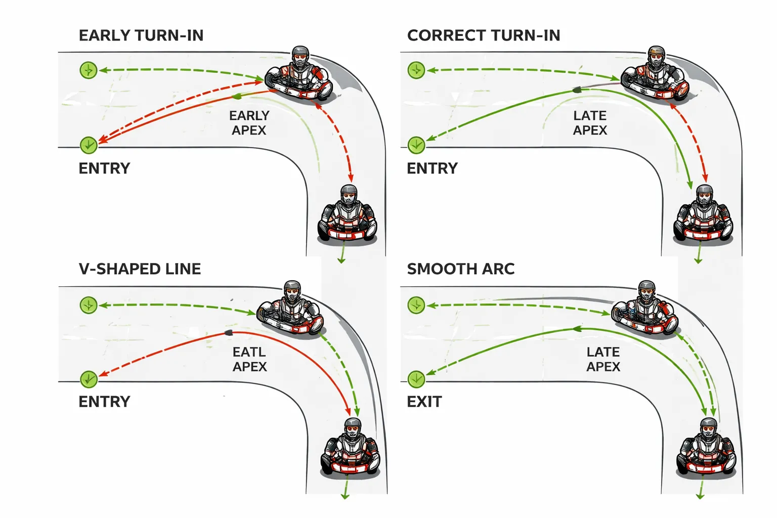 Fouten in racelijn en bochtentechniek (waar de meeste tijd verloren gaat)
