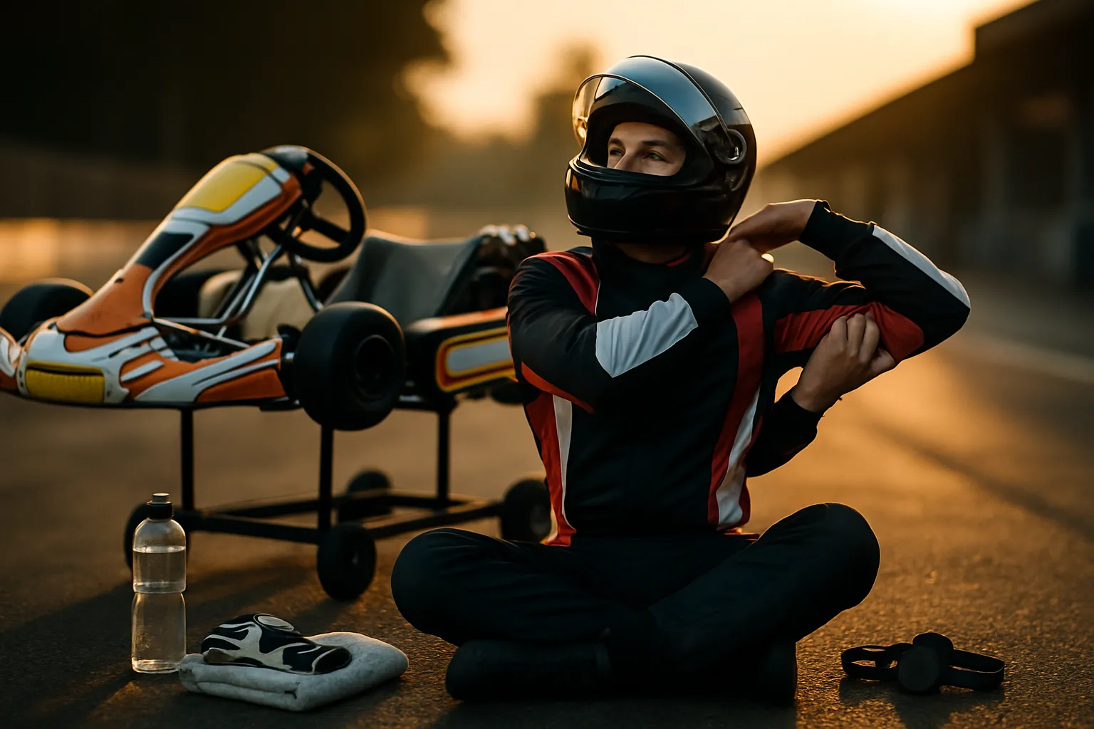 Fysieke en mentale voorbereiding op karten en kartraces