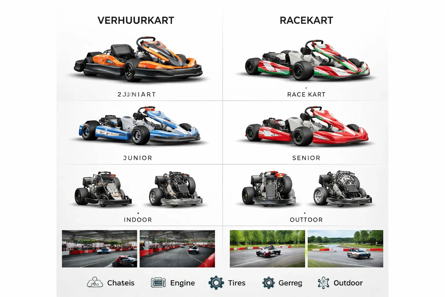 H2: Welke soorten karts zijn er (en wat betekent dat voor je aankoop)?