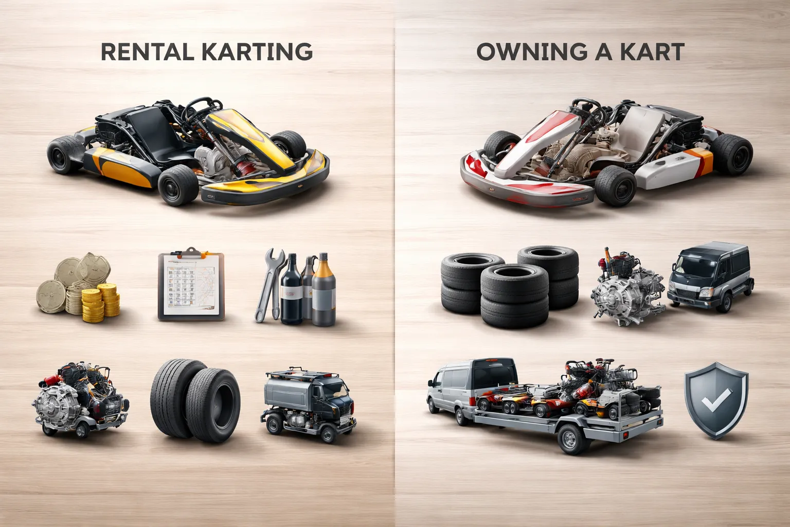 Huurkarten vs. eigen kart: welke optie past bij jouw budget en doelen?