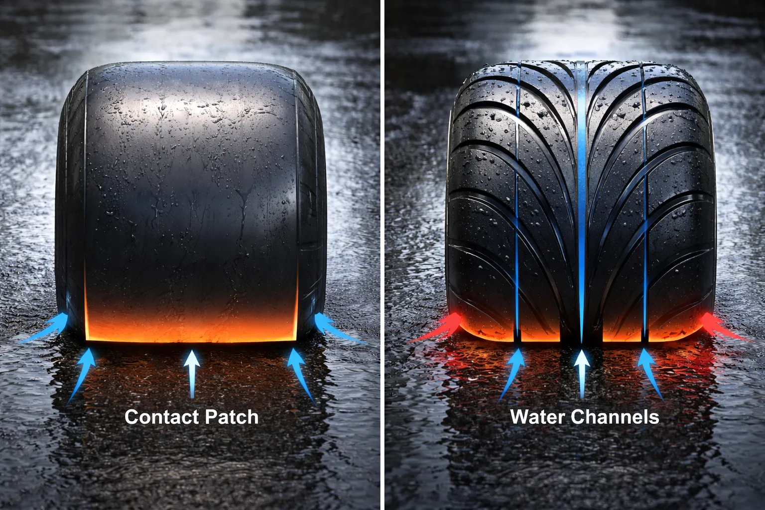 Kartbanden basics: hoe grip werkt op droog en nat