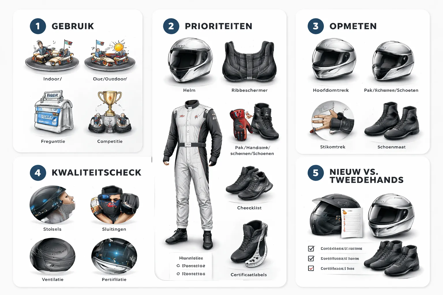 Koopgids: zo stel je de juiste veiligheidsuitrusting samen (stap-voor-stap)