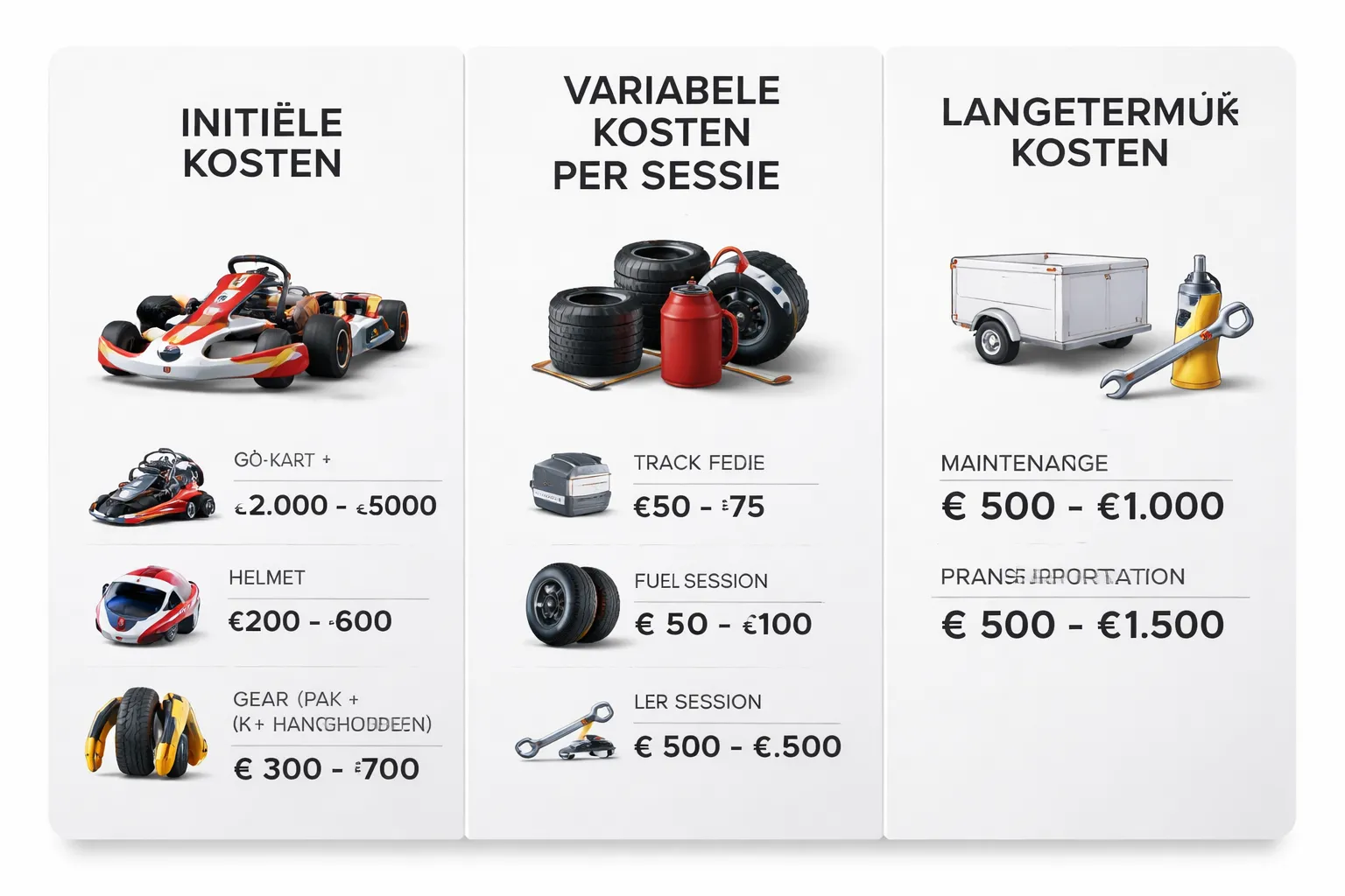 Kosten karten als hobby: het complete kostenmodel (instap, variabel en langetermijn)