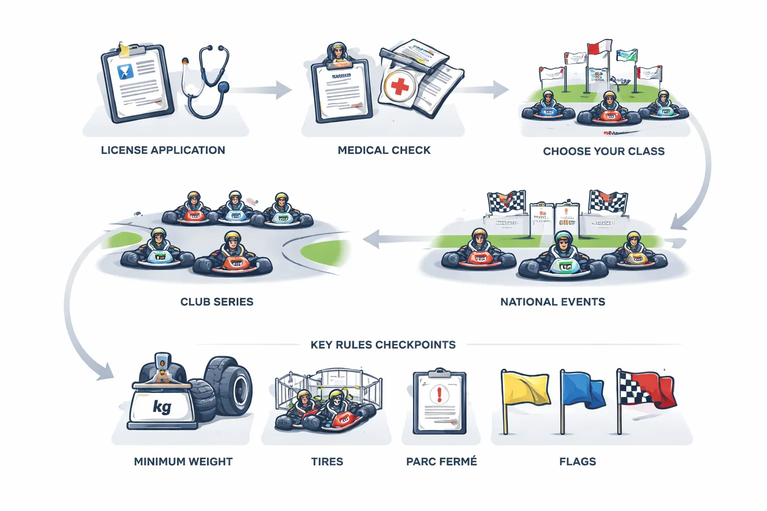 Licenties, regels en wedstrijdstructuur in Nederland/Benelux