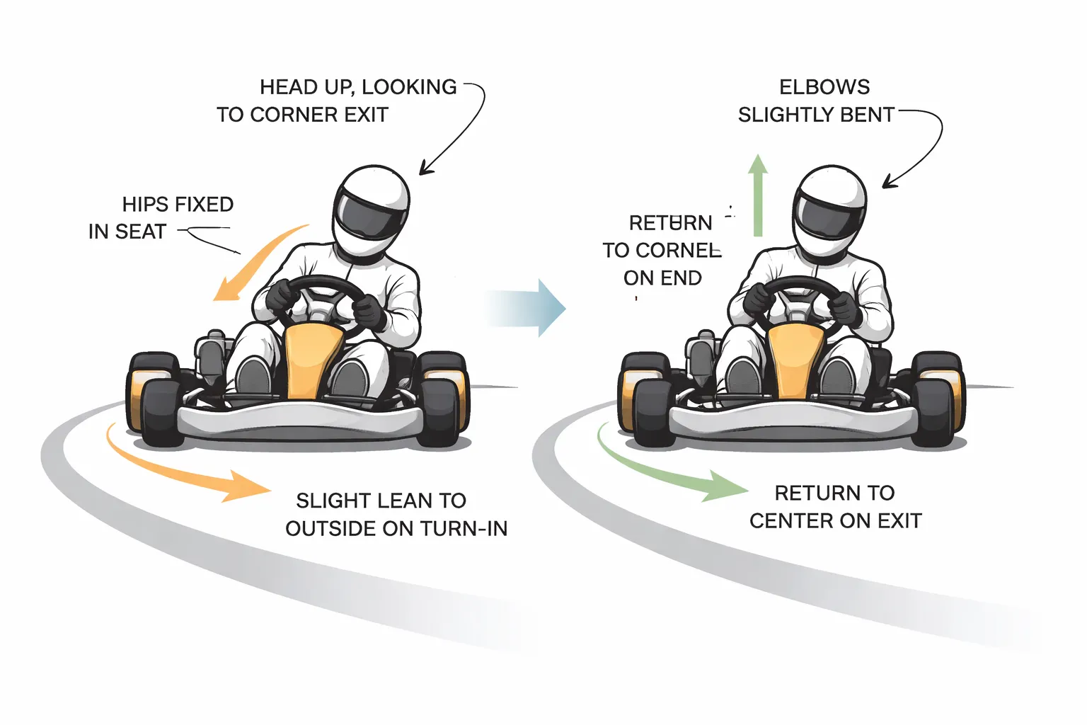 Lichaamshouding en leunen bij het karten: wat werkt echt?