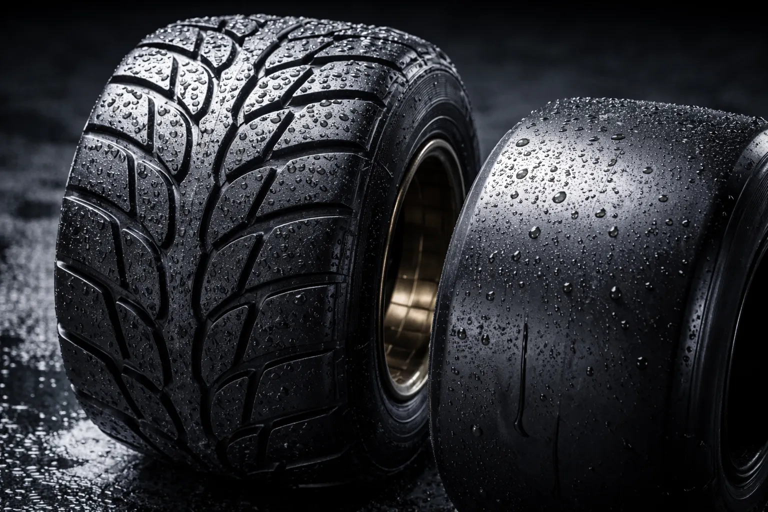 Regenbanden bij karten: profiel, waterafvoer en temperatuurbeheer