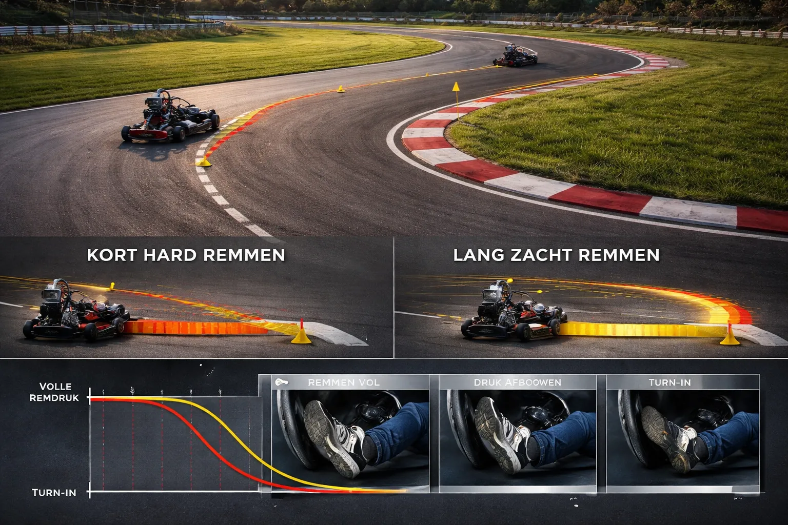 Remtechniek: later remmen is niet altijd sneller