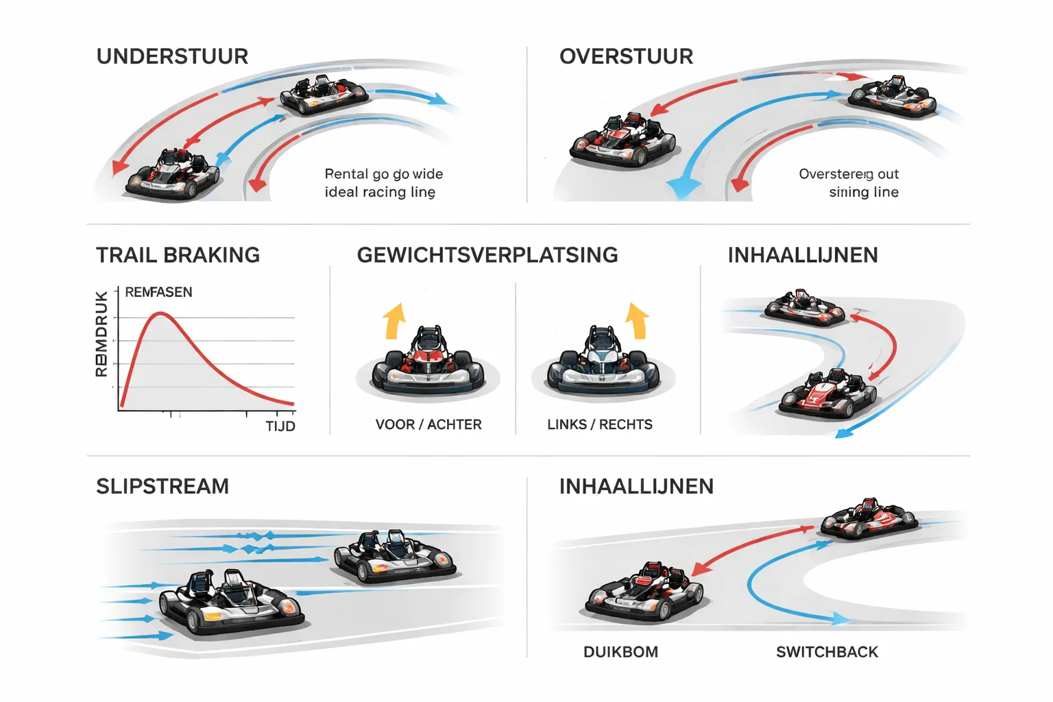 Rijtechniek-termen (de woorden achter snelle rondetijden)