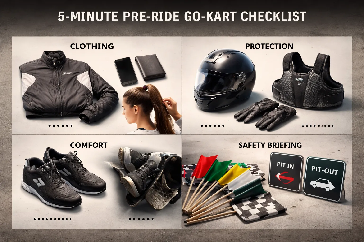 Snelle pre-ride checklist (5 minuten voor je de baan op gaat)