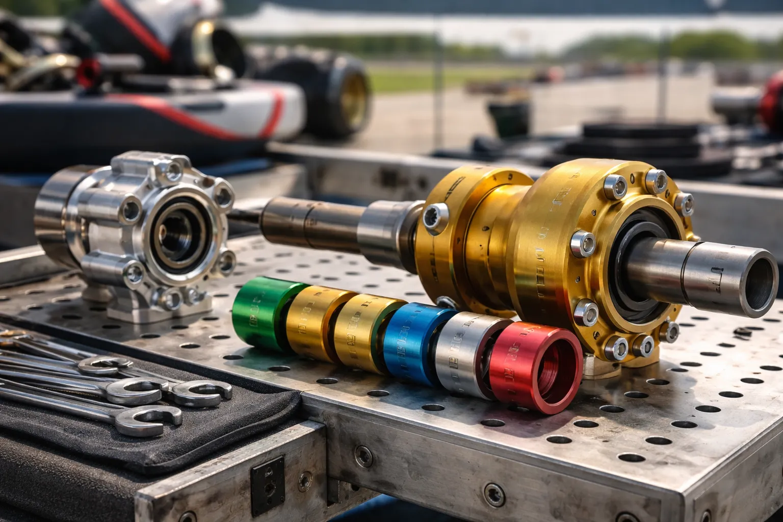 Stap 4: spoorbreedte en wielnaven (snelste &lsquo;trackside&rsquo; grip-aanpassingen)