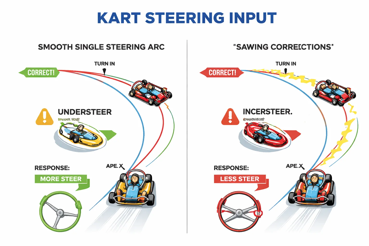 Sturen en kartcontrole: minder is meer