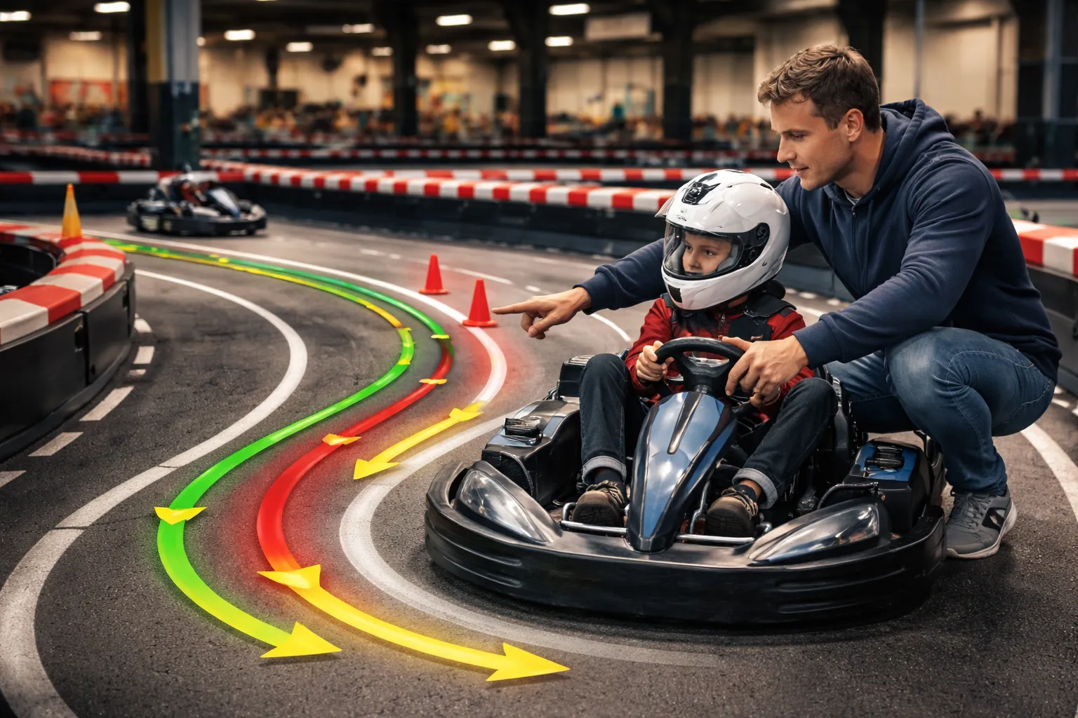 Tijdens het karten: zo coach je veilig zonder de fun weg te nemen