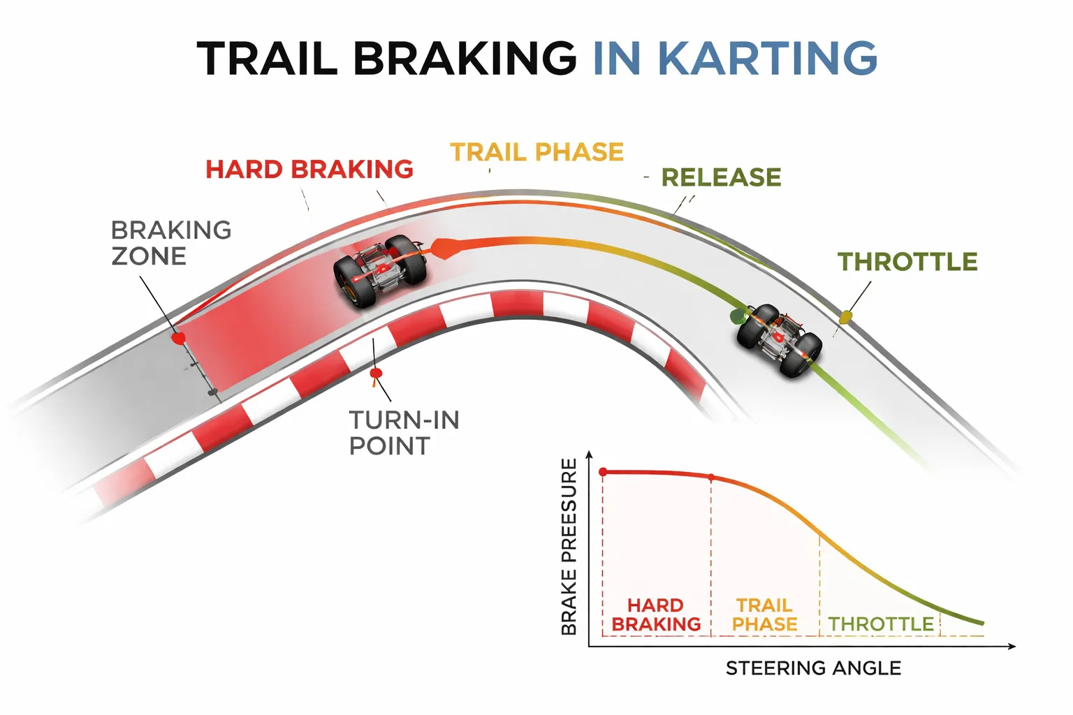 Trail braking in karting: wanneer wel (en wanneer niet)?