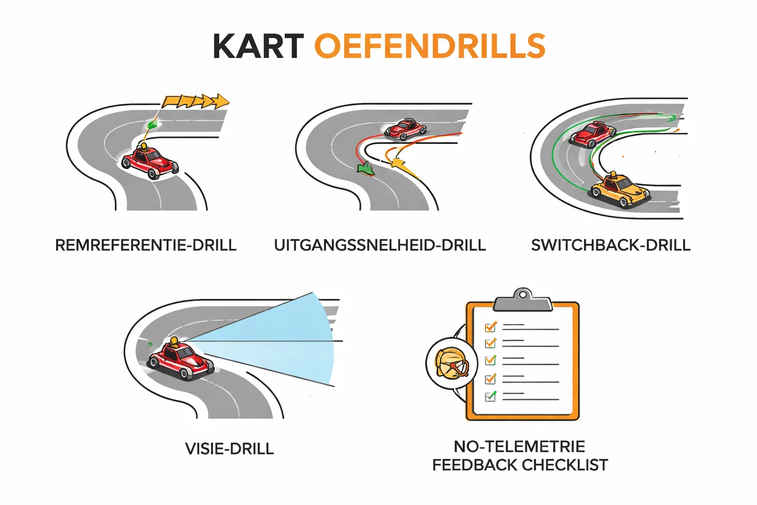 Training en drills om beter te worden in inhalen