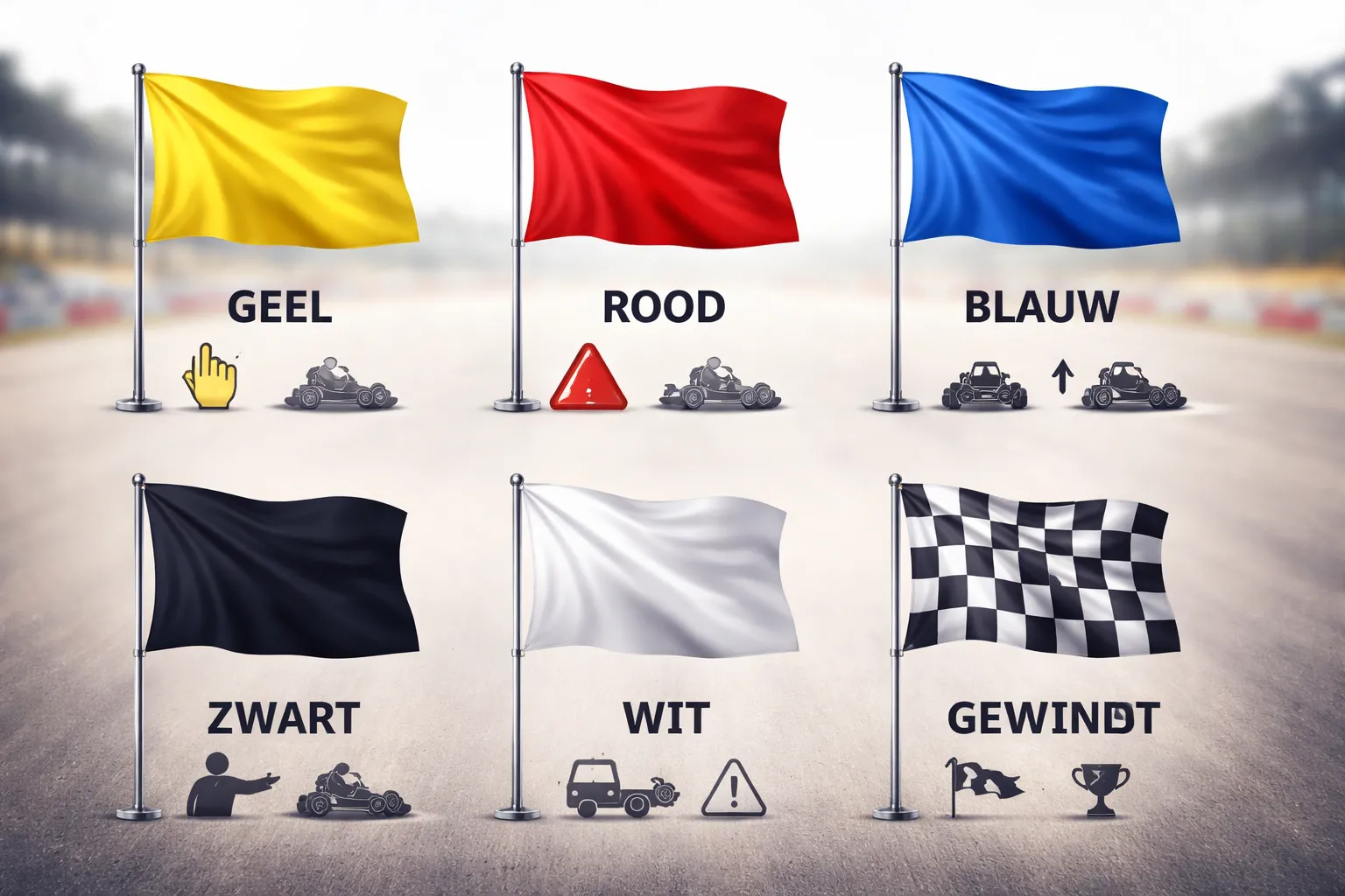 Veiligheid en regels: vlaggen, incidenten en wat te doen bij een crash