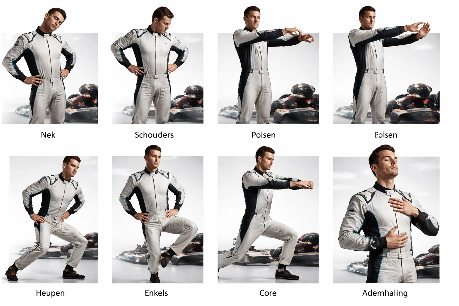 Warm-up & cooling-down op de dag zelf (prestatiewinst in 10–15 minuten)