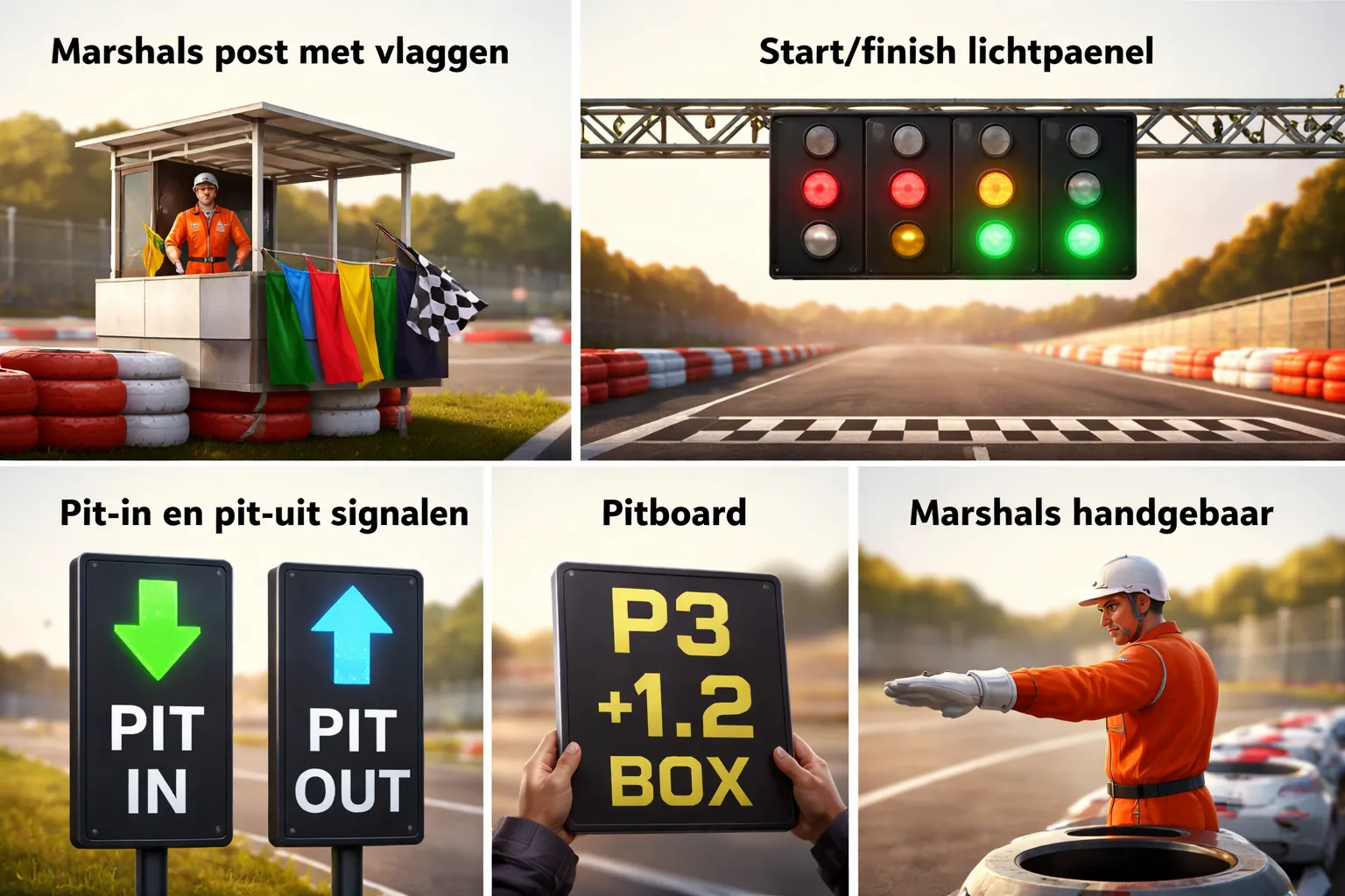 Wat zijn karting vlaggen en signalen (en waarom zijn ze verplicht)?
