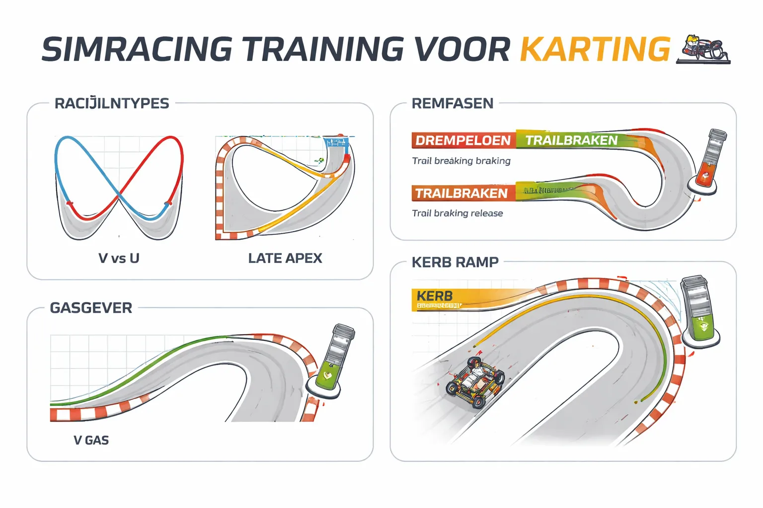 Welke kartskills kun je perfect trainen in simracing (en hoe precies)?